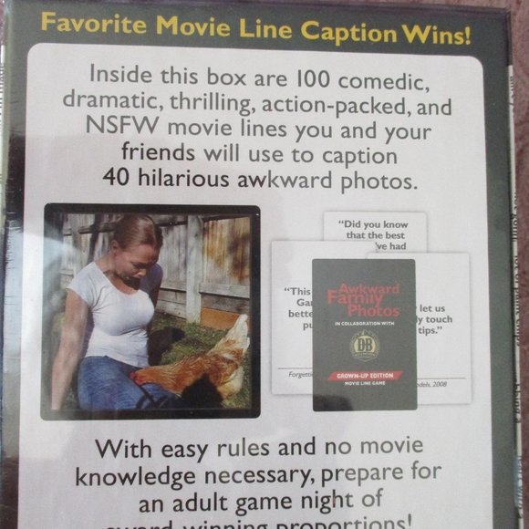 Two adult games, New, unopened, Movie Line game & Crack the Claw Murder mystery - Picture 4 of 5